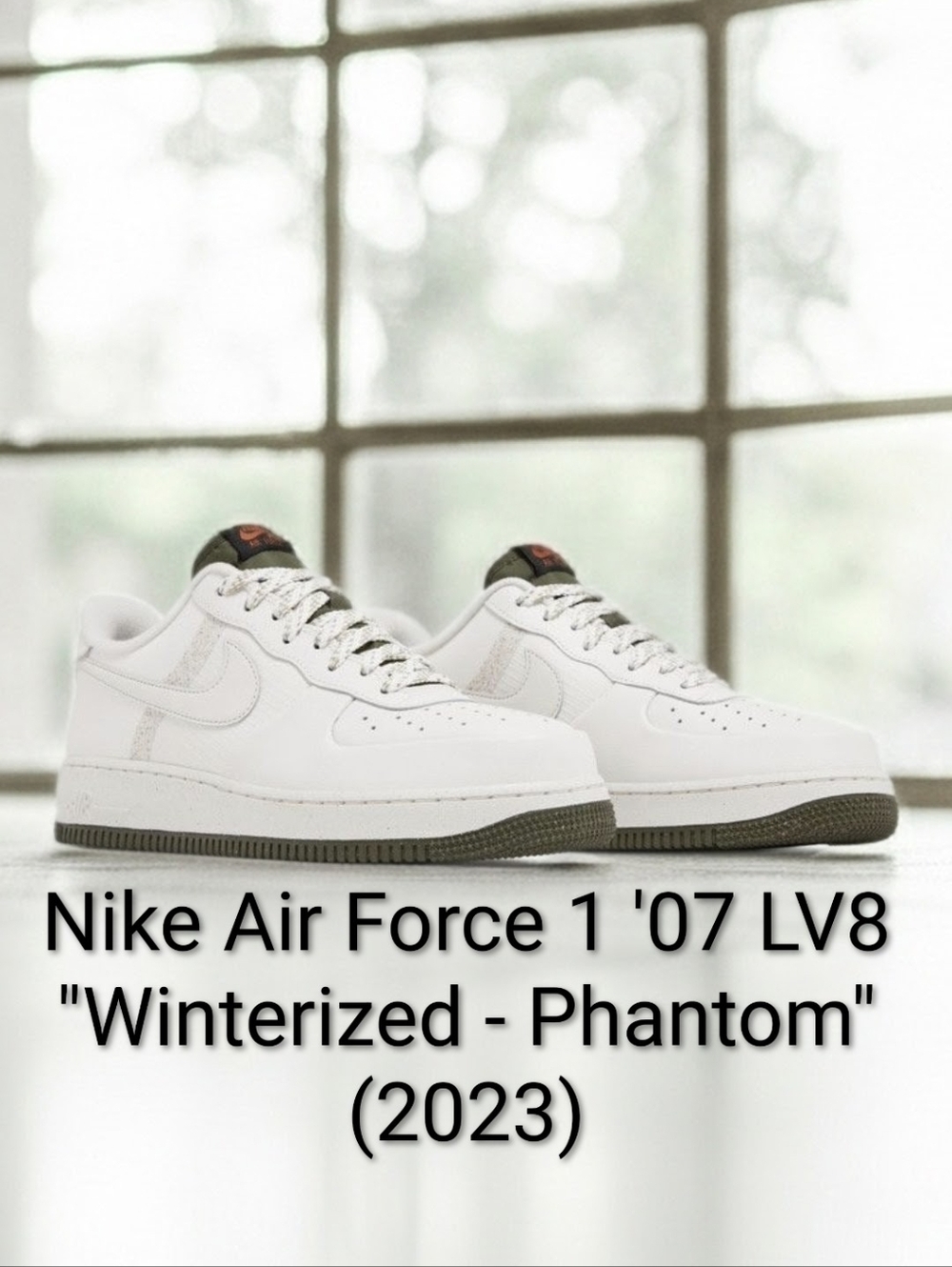Nike Air Force 1 '07 LV8 "Winterized - Phantom" M8.5/W10 EUC W/OG BOX